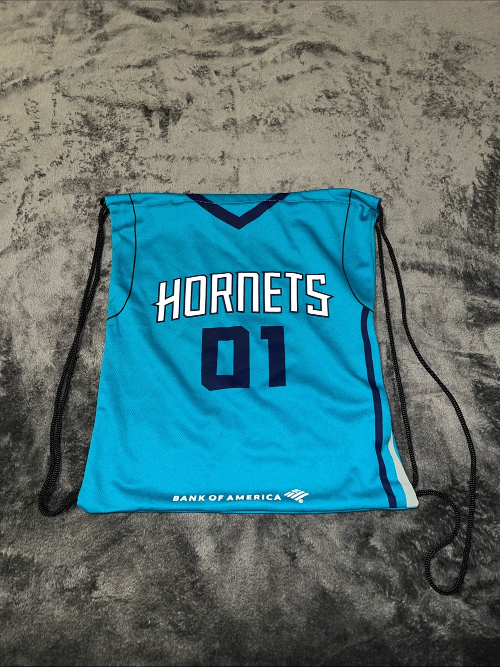 Charlotte Hornets drawstring jersey bag #1 giveaway